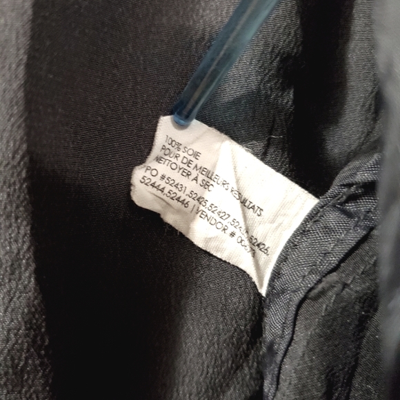 Club Monaco - 100% Silk gray military jacket - Size S - Picture 8 of 9